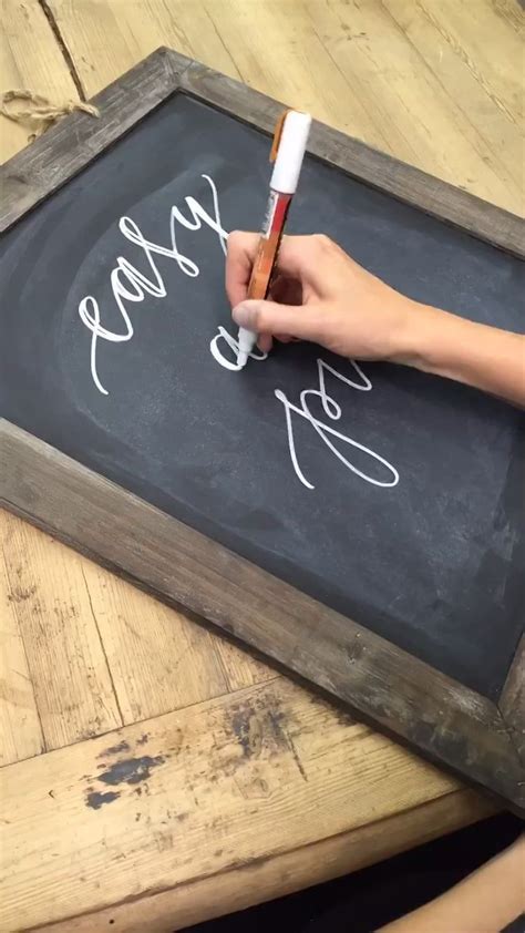 The Secret To Chalkboard Calligraphy Magnolia Chalkboard Lettering