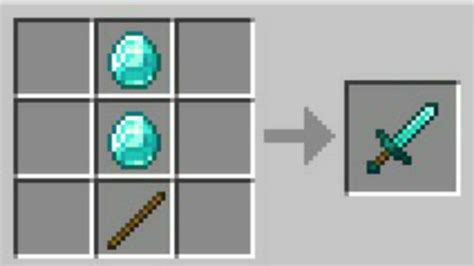 How To Make A Sword In Minecraft Materials Crafting Recipe And More