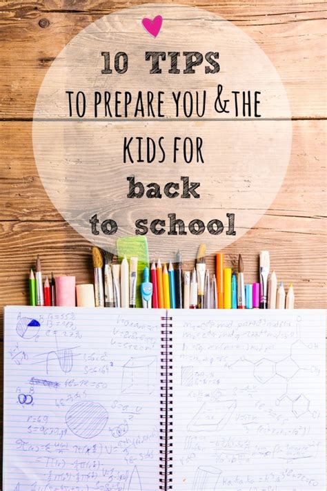 10 Tips To Prepare You And The Kids For Back To School Mrs D Plus 3