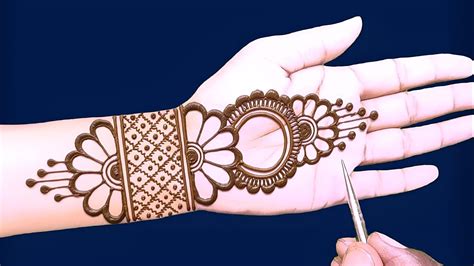 Raksha Bandhan Simple Front Hand Beautiful Mehndi Designarabic New