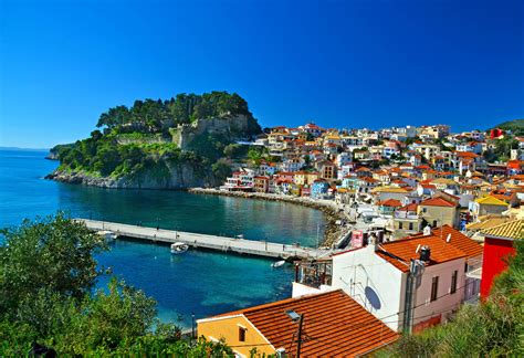 Parga Small Town Epirus Greek Travel Pages