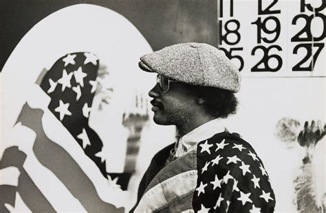 David Hammons In His Los Angeles Studio 1970