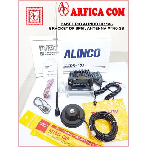 Jual Radio Rig Alinco Dr135 Dr 135 Paket Set Antena M150 Dp Spm Murah