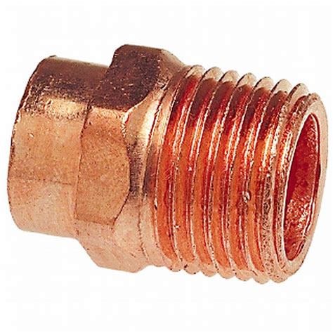 Nibco 12 In X 34 In Copper Threaded Adapter Fitting At