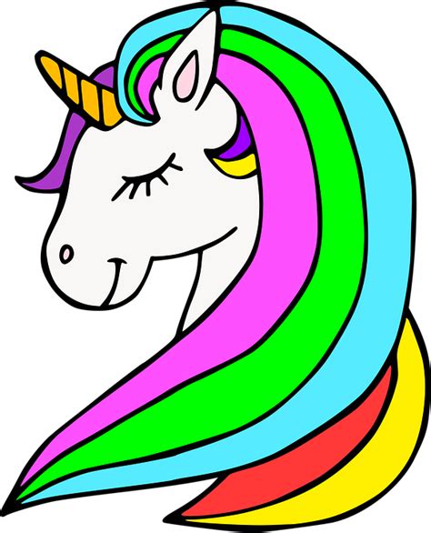 Unicornio Cuento De Hadas Arcoíris Gráficos Vectoriales Gratis En Pixabay