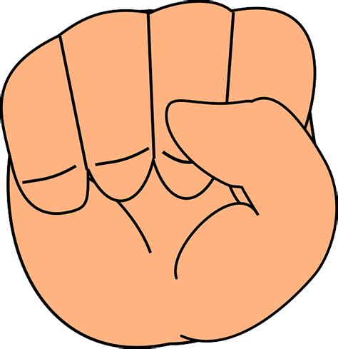 Download Fist Hand Fingers Royalty Free Vector Graphic Pixabay