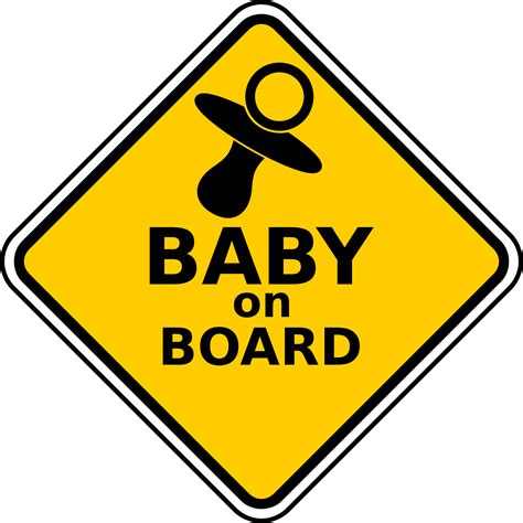Clipart Baby On Board