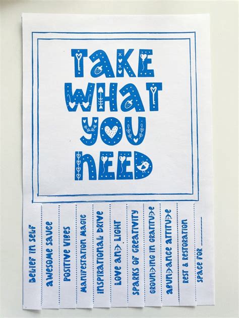 Craftic Take What You Need Poster