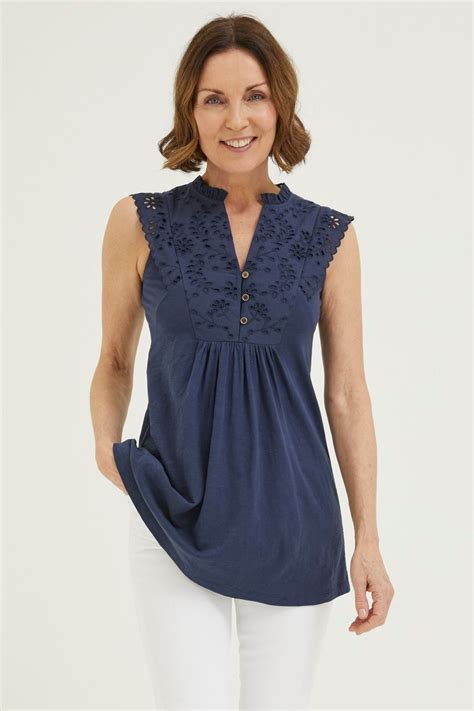 Buy Fatface Embroidered Jessica Tunic Top From Next Ireland