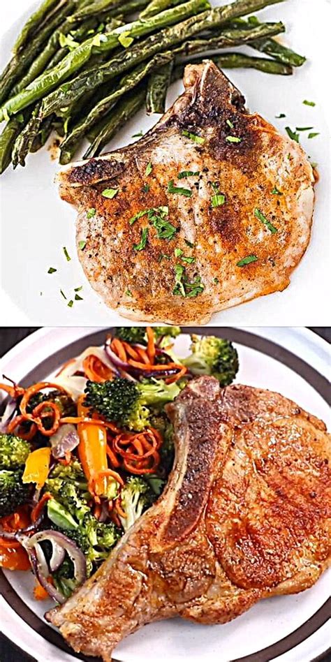 This wasn't created to be a ww recipe, as i've. - Oven Baked Bone-In Pork Chops - juicy, tender pork chops ...