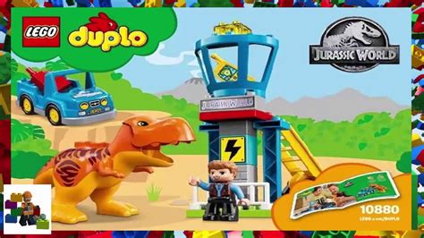 Lego Instructions Duplo Jurassic World 10880 T Rex Tower Youtube