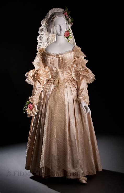 Fidm Museum Blog Bliss 19th Century Wedding Gowns From The Helen