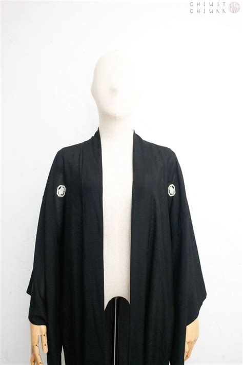Vintage Silk Haori For Men Japanese Silk Kimono Robe 1930s Etsy