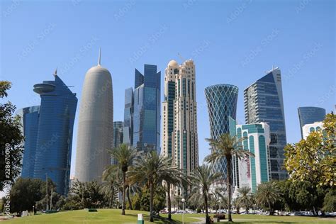 Living In Doha Qatar Middle East Stock Photo Adobe Stock