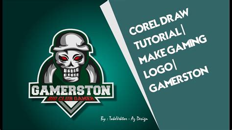 Corel Draw Tutorial Make Gaming Logo Takevektor Gaming Logo By