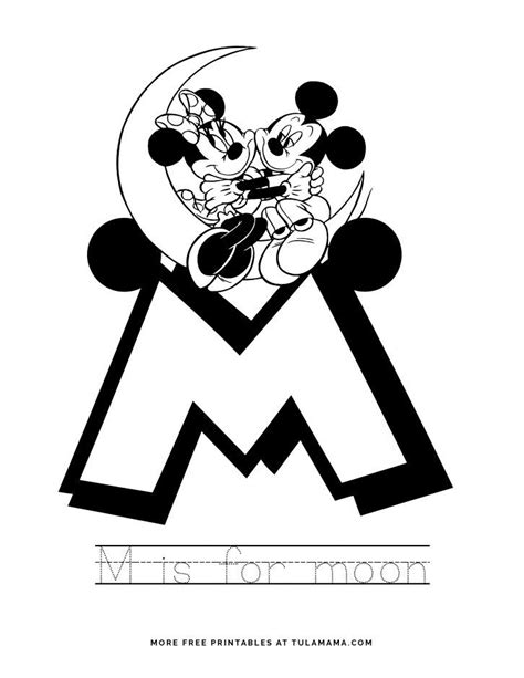 Free Printable Mickey Mouse Abc Letter Tracing For Preschoolers Free
