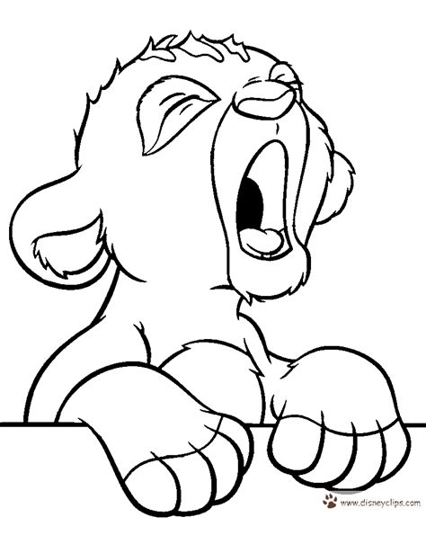 Popular protagonist characters of lion king series such as simba, timon, pumba and nala are great inspiration for children while the antagonist characters such as scar and the hyenas are also. The Lion King Coloring Pages | Disneyclips.com