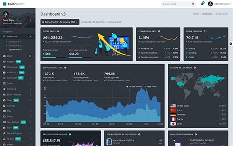Top 30 Bootstrap Admin And Dashboard Templates In 2020