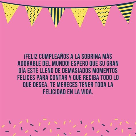 79 Frases De Cumpleaños Para Una Sobrina 🎁 Mejores Mensajes 2022 2022