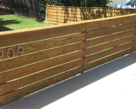 Obviously popular shows like mad men and the minimal aesthetics of modern gadget makes like apple are pushing us towards the sleek and unfussy appeal of midcentury modern. Mid Century Modern Fence Home | Modern fence, Fenced in ...