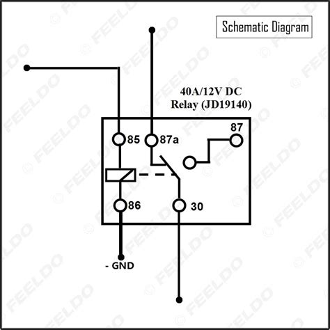 12 Volt 5 Pin Relay Diagram Diagrams Resume Template Collections
