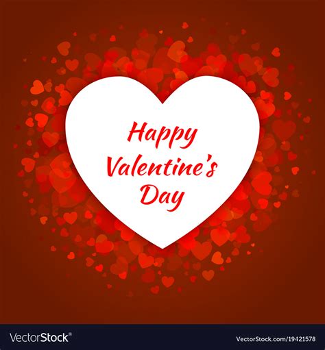 Valentines Day Card Design Royalty Free Vector Image