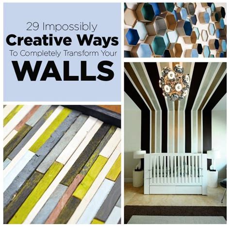 29 Impossibly Creative Ways To Completely Transform Your Walls Diy