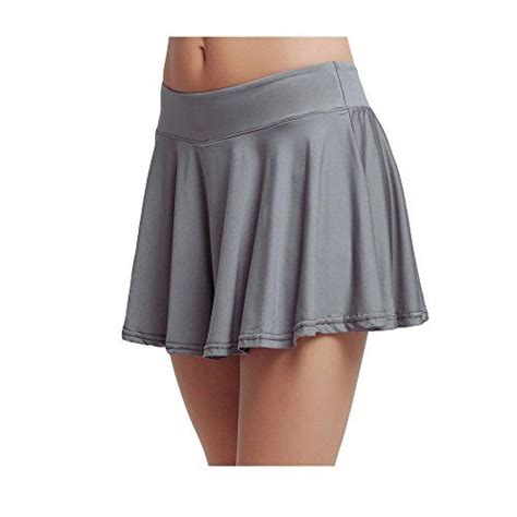 Womens Basic Stretchy Pleated Athletic Skirt Tennis Quick Dry Active