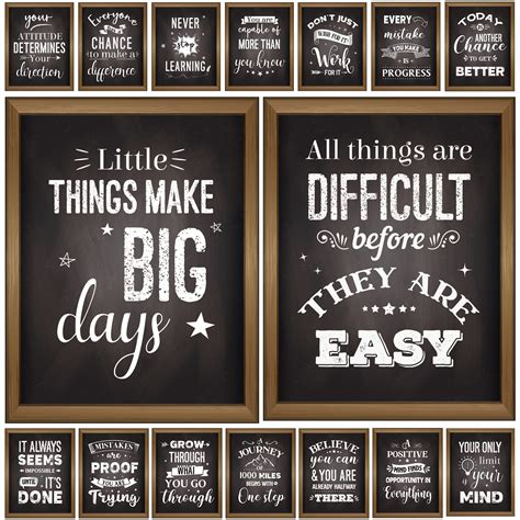 Buy Classroom Decorations Pcs Industrial Chic Motivational Bulletin Board Display S For