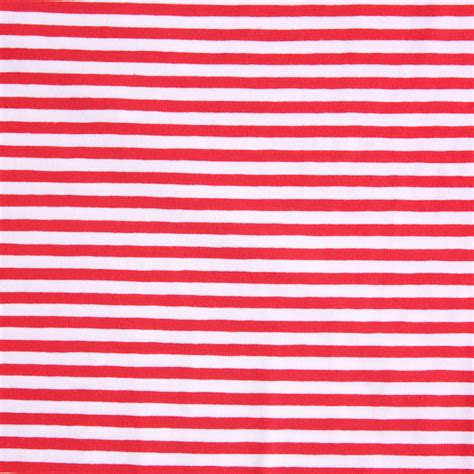 Striped Cotton Jersey Red And White Bloomsbury Square Dressmaking Fabric
