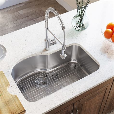 Mr Direct Undermount 3138 In X 205 In Stainless Steel Single Bowl