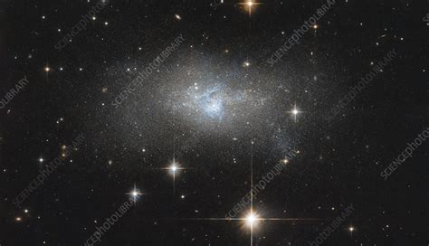 Galaxy Ic 4870 With An Active Galactic Nucleus Hubble Image Stock