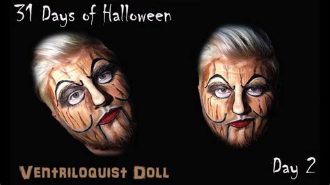 Ventriloquist Doll Makeup Tutorial 31 Days Of Halloween Day 2