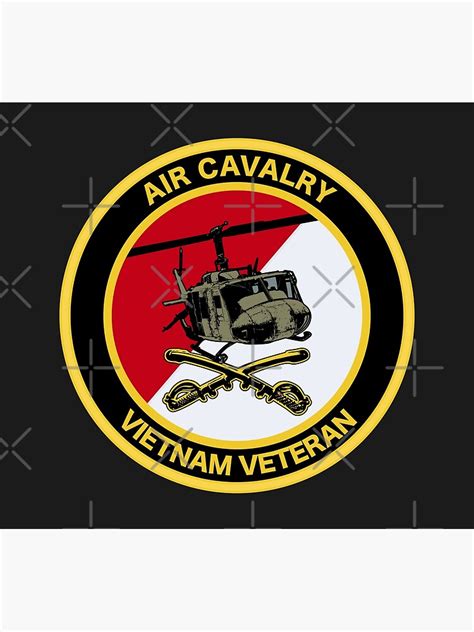 Air Cavalry Vietnam Veteran Poster By Tgstudios Redbubble