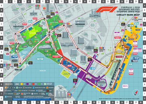 Singapore Street Circuit Map
