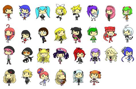 Japanese Vocaloids Almost All By Ha Nata On Deviantart
