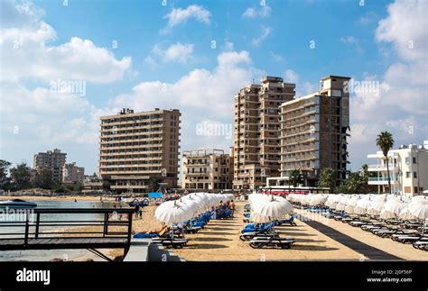 Famagusta Beach Northern Cyprus Stock Photo Alamy