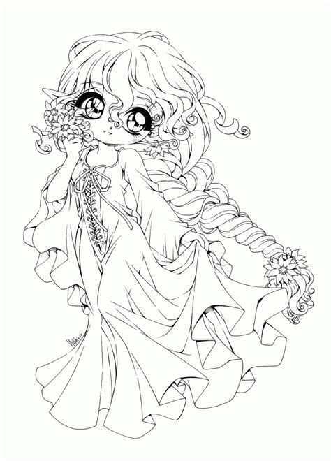 Pics Of Anime Gothic Princess Coloring Page Fairy Coloring Home