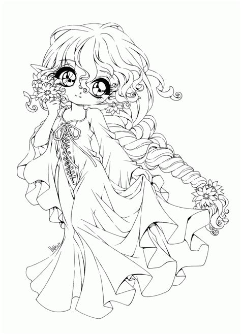 Anime Princess Coloring Pages Coloring Home