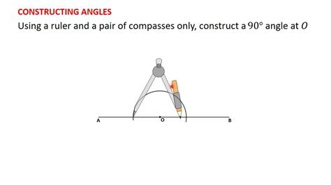 9 Constructing A 90 Degrees Angle Youtube