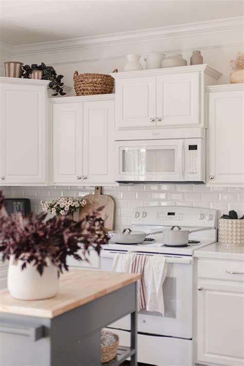 How To Decorate Above Kitchen Cabinets Caitlin Marie Design