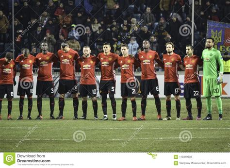 Manchester united football club is an english professional association football club based in old trafford, greater manchester. ODESSA, UKRAINE - 8. Dezember 2016: Manchester United ...