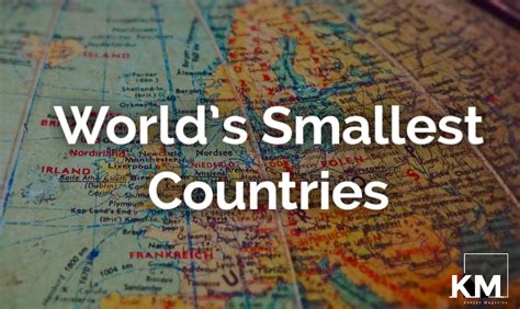 Top 20 Smallest Countries In The World Area And Population 2023