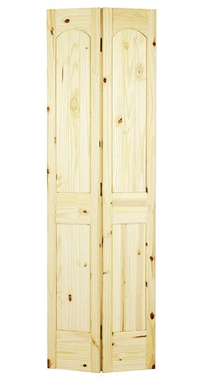 2 Panel Arch Top V Groove Knotty Pine Bifold Door Bifold Doors Bifold Barn Doors Knotty Pine