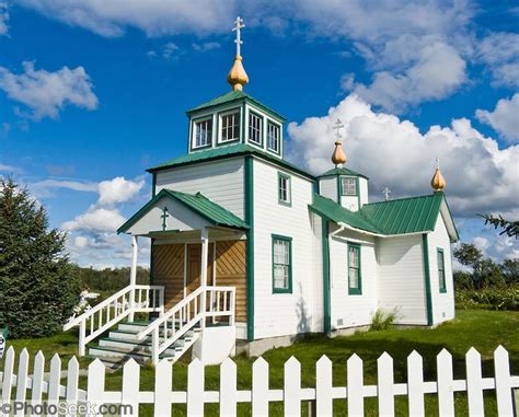 The Russian Orthodox Church In The Town Of Ninilchik Was Redesigned And