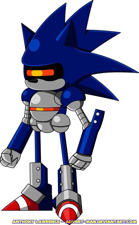 Mecha Sonic By Advert Man On Deviantart Hedgehog Art Sonic The