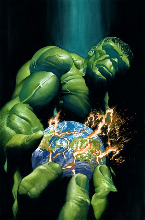 Alex Ross Immortal Hulk 24 Cover Original Comic Art Wb Hulk Art
