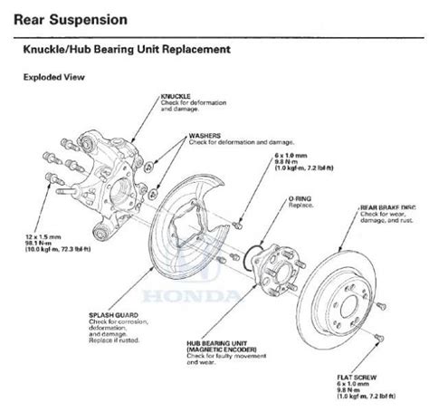 Remove Rear Wheel Bearing Drive Accord Honda Forums