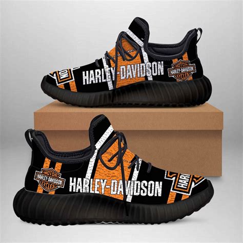 Harley Davidson Yeezy Boost Shoes Sport Sneakers Merchcustom Trending