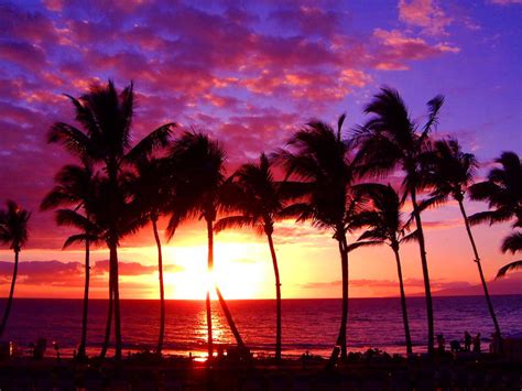 40 Hawaii Sunsets Wallpapers Wallpapersafari